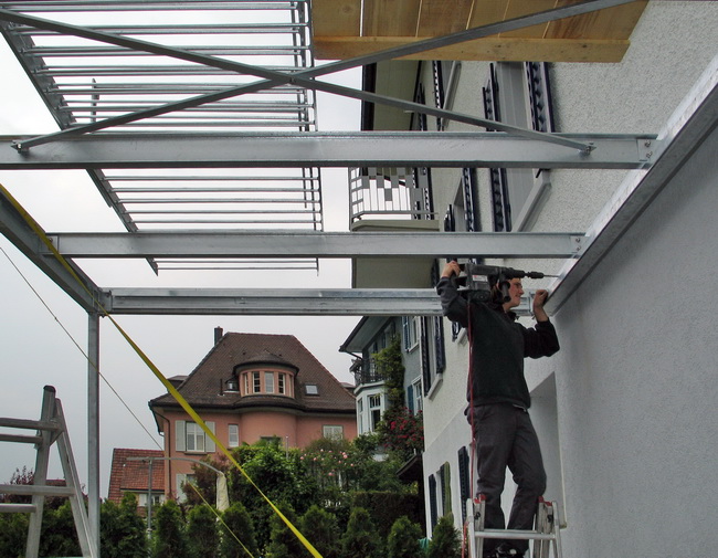 Balkon  und Terrasse mit Holzboden Metall Werk Z rich AG