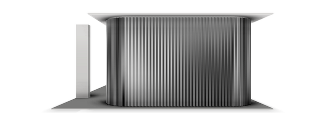 spiegelwand wellblech mirrorfinish axpo 10