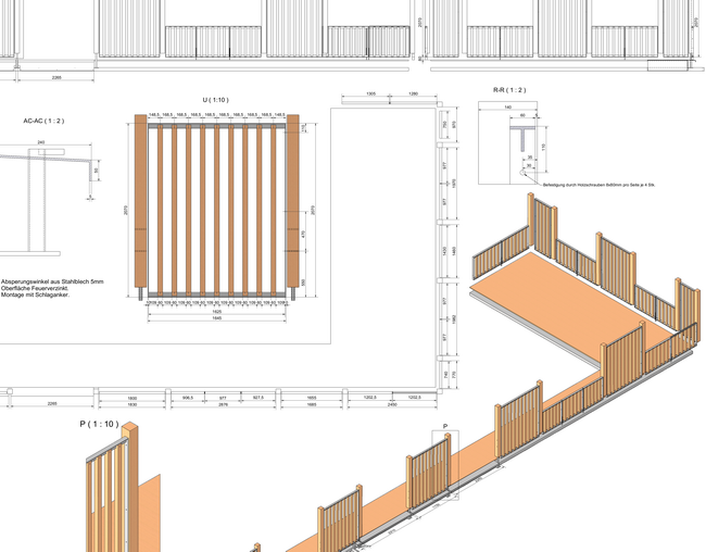 gelaender holz metall fuer mfh 12