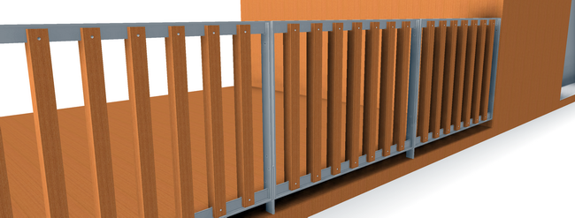 gelaender holz metall fuer mfh 20